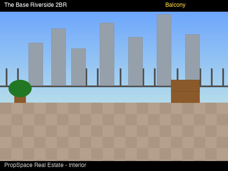 The Base Riverside 2BR - ระเบียง/วิว
