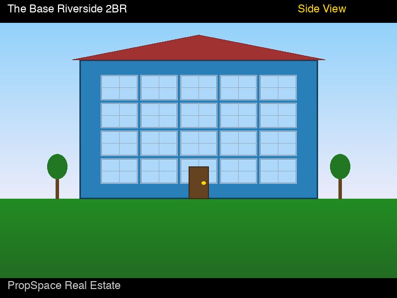 The Base Riverside 2BR - ด้านข้าง